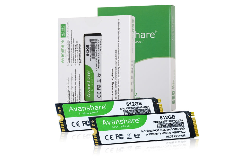 Avanshare M.2 NVMe - Lifetime Warranty - SSD - FOR LAPTOP /DESKTOP