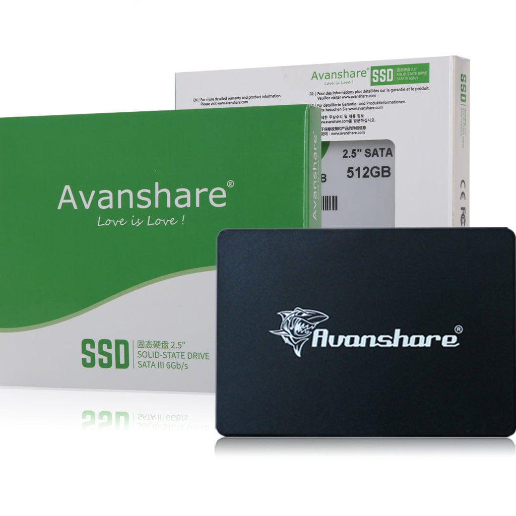 Avanshare SSD Hard Disk  256GB  2.5"  for Desktop/Laptop