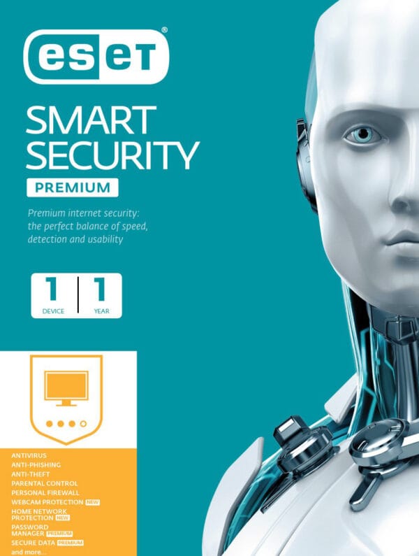 ESET Smart Security Premium 1 Device 1 Year Windows/Mac/Android/iOS (Email Delivery)