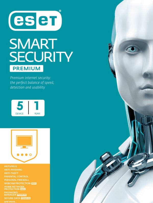 ESET Smart Security Premium 5 Device 1 Year Windows/Mac/Android/iOS (Email Delivery)