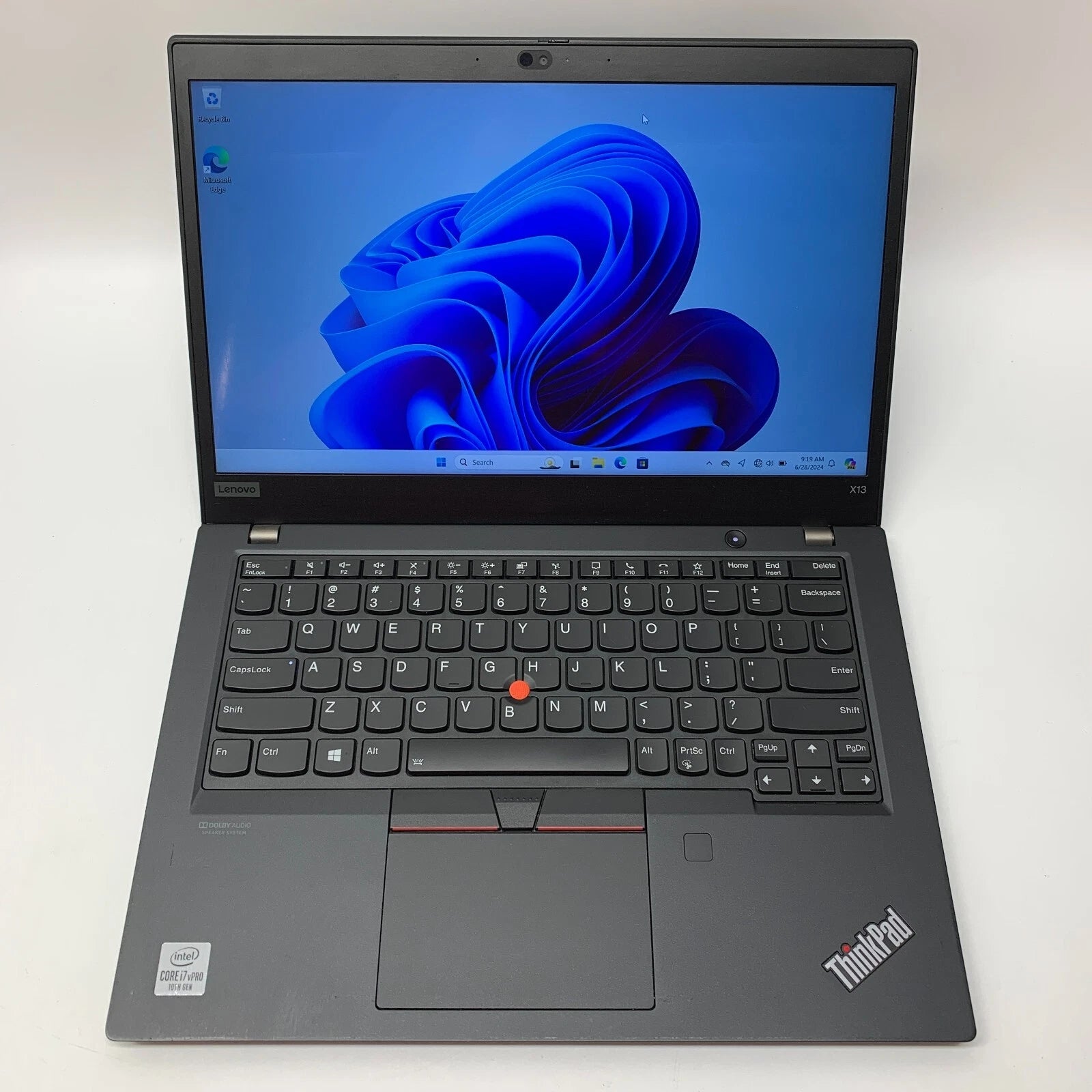 Lenovo ThinkPad X13 Gen 1 (13.3") Core i5-10610U, 256GB SSD, 16GB RAM, Win 11
