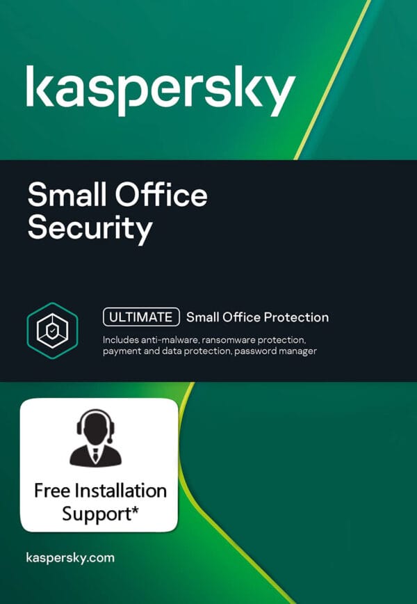 Kaspersky Small Office Security For 5 Devices + 5 Mobiles + 1 Server For 12 Months (Email Delivery)