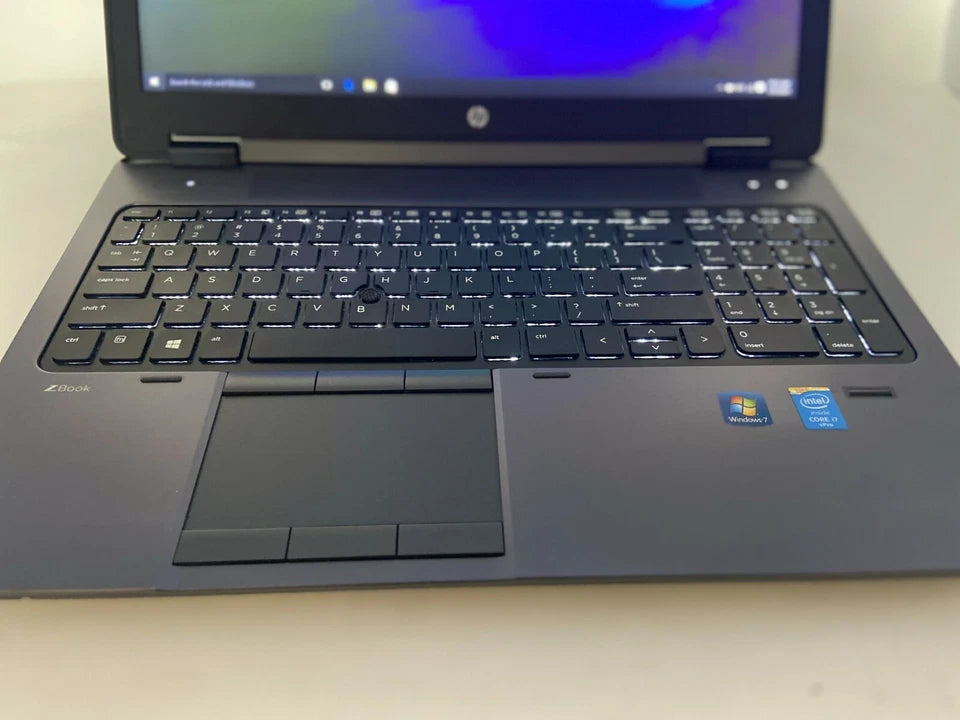 HP ZBook 15 G2 15" i7-4810MQ 2.8GHz 8GB 500GB Webcam Backlit Wn10 / 11